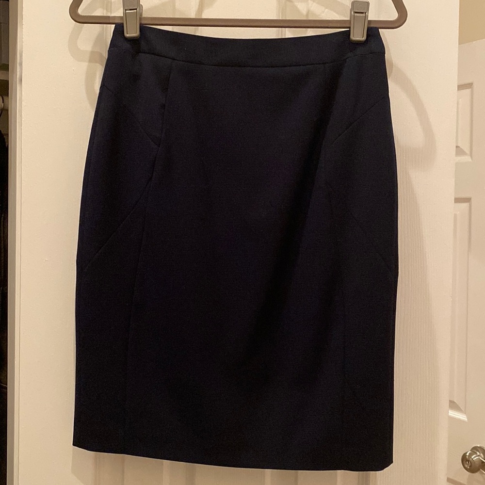 Reiss Navy Pencil Skirt, Size 6